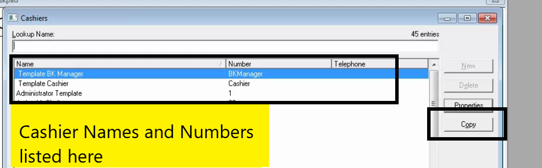 cashier